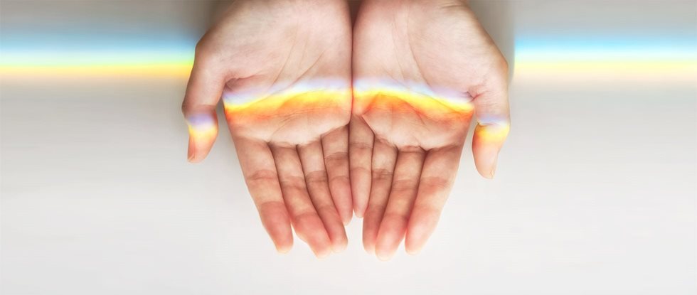 Sun protection: high energy visible light