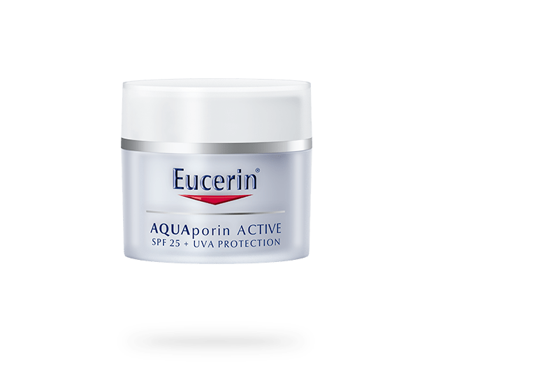 Eucerin AQUAporin ACTIVE with SPF 25 and UVA protection for all skin types