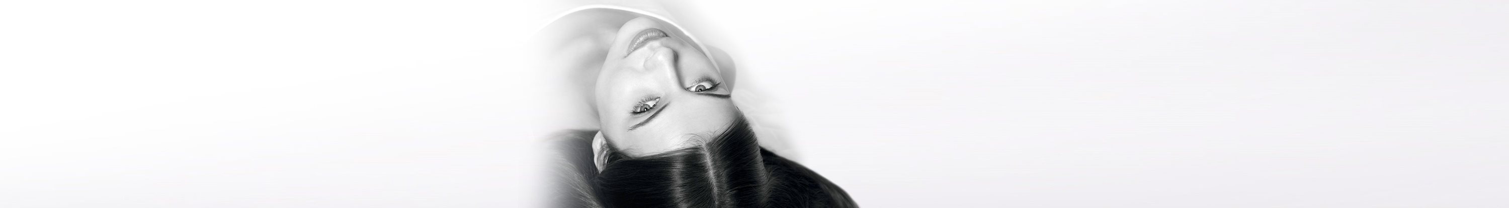 Woman with thinning hair